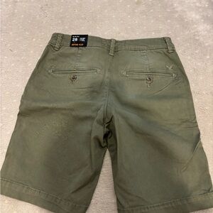 American Eagle Outfitters Green Flat Front Shorts